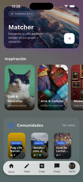 MEYPI App - Discovery Feed